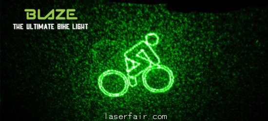 Blaze Laserlight自行車激光燈 夜間騎車更安全